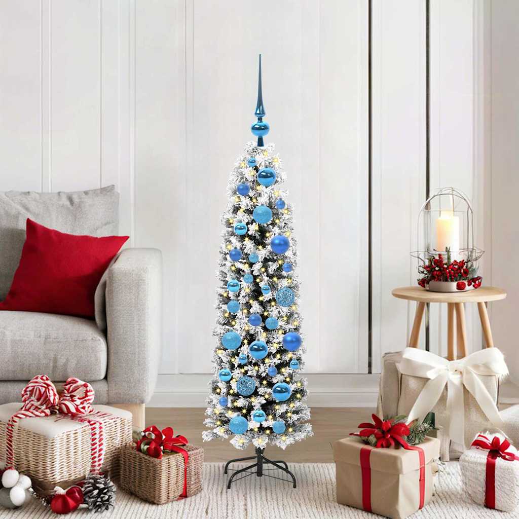 Artificial Christmas Tree with 150 LEDs with Stand Green 120 cm